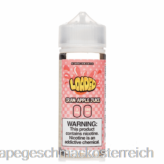 Cran Apple – Geladenes E-Liquid – Rücksichtslos – 120 Ml, 3 Mg Vape-Geschmack